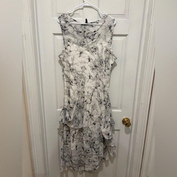 Stella Carakasi Dresses & Skirts - Stella Carakasi Black and White Asymmetrical Dress